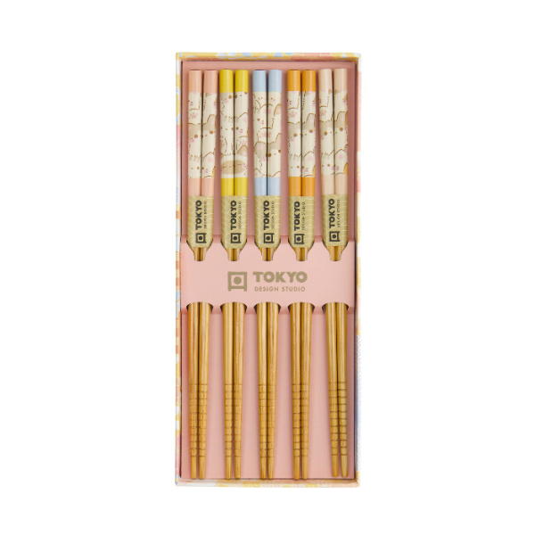 TDS, 5 Paar Essstäbchen Geschenkset, Kawaii Cats , Art.-Nr. 33452
