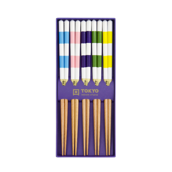TDS, 5 Paar Essstäbchen Geschenkset, Square, Art.-Nr. 33456