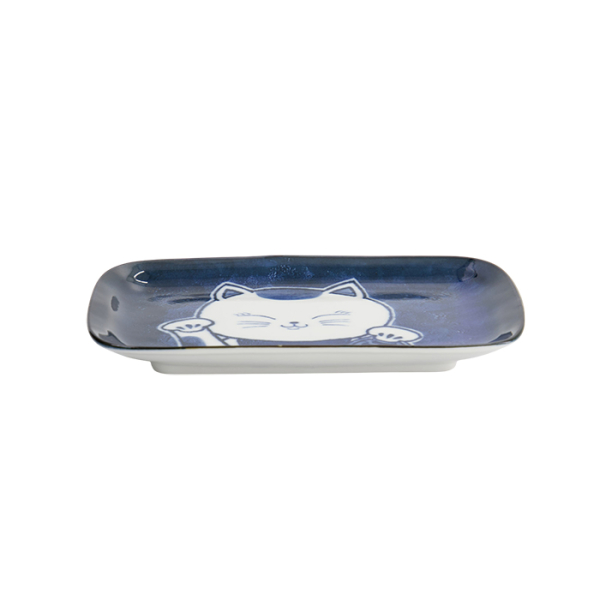 Blue Sakura Rectangular Plate at Tokyo Design Studio (picture 2 of 6)