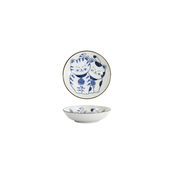 Bowl Kawaii Cat Neko, Porcelain, &Oslash; 10.2 cm