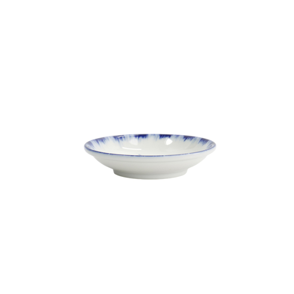 TDS, Sauce Bowl, Flounder, Blue/White, Ø 9x2cm - Item No. 33561