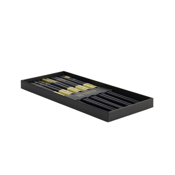 TDS, Chopstick Set, Crane, 5 pair, Item No. 33618