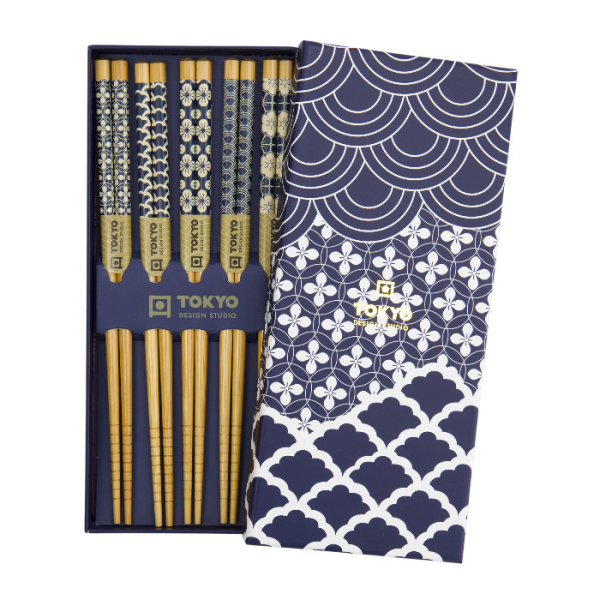 Glückliche Katze FZ Essstäbchen 5 Paar at Tokyo Design Studio