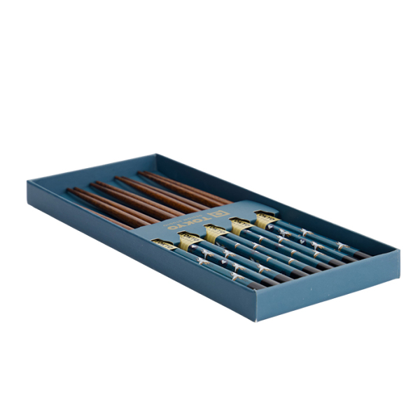 TDS, Chopstick Giftset, 5 pair, Crane, Item No. 33702