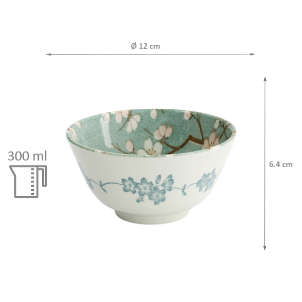 TDS, Bowl, Fujisakura, Ø 12x6.4cm, 300ml, Item No. 33708