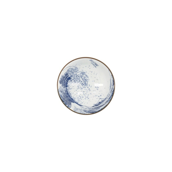 Reisschale Hokusai Weiß/Blau, Porzellan, 300 ml, Art.-Nr. 33730
