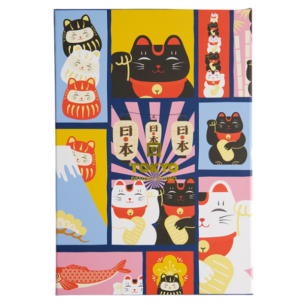 TDS, 5 Paar Essstäbchen, Lucky Cats inkl. Ablagen, Art.-Nr. 33836