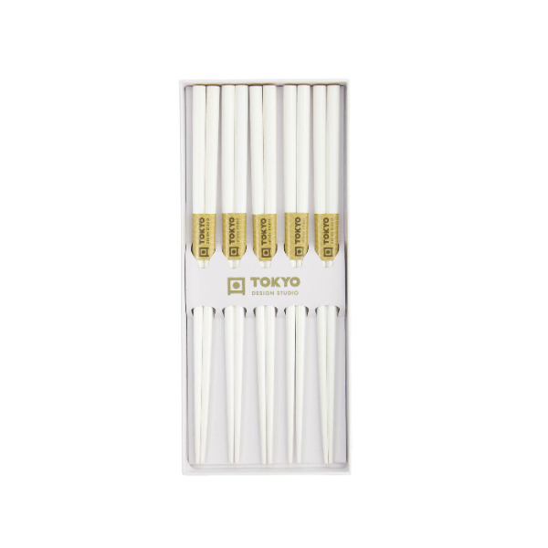 TDS, 5 Paar Essstäbchen, Geshenkset, Gold Wave, Art.-Nr. 33864