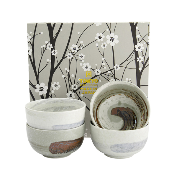 TDS, Bowl Giftset, 4 Pcs, Hayase Naruto, Ø 13x7cm 550ml, Item No. 33943