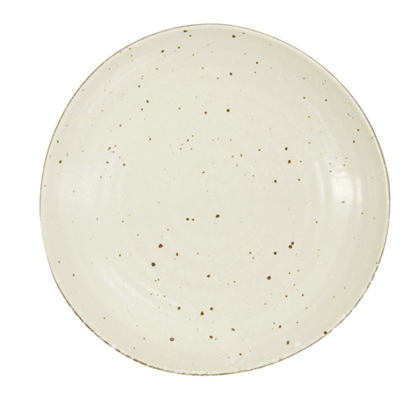 TDS, Plate, Shirogesho, Ø 22.7x4.4cm, Beige - Item No. 33960
