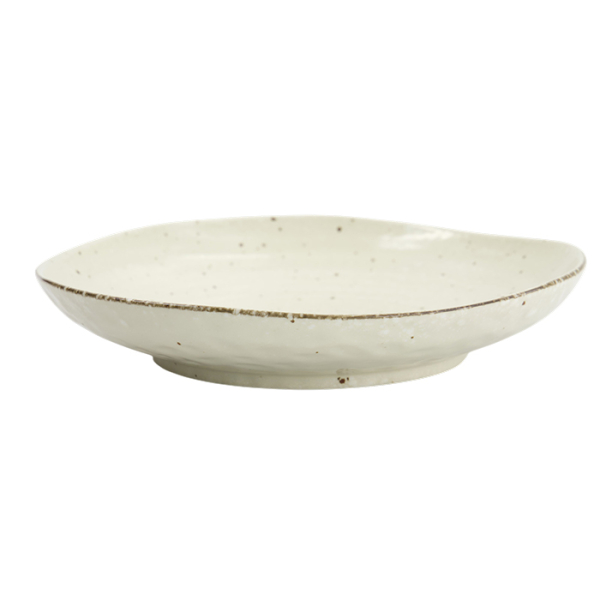 TDS, Plate, Shirogesho, Ø 22.7x4.4cm, Beige - Item No. 33960