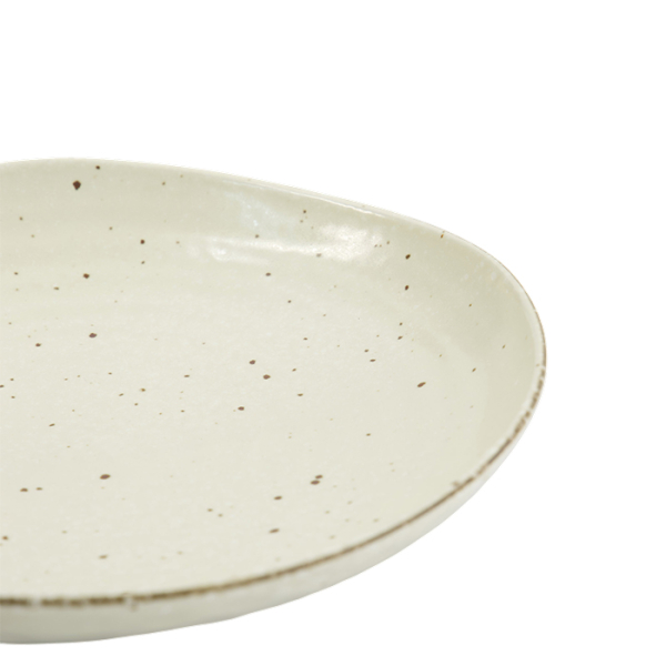TDS, Plate, Shirogesho, Ø 22.7x4.4cm, Beige - Item No. 33960