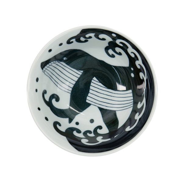 TDS, Tayo Bowl, Kawaii, Whale, Ø 14.9x6.9cm- Item No. 34009
