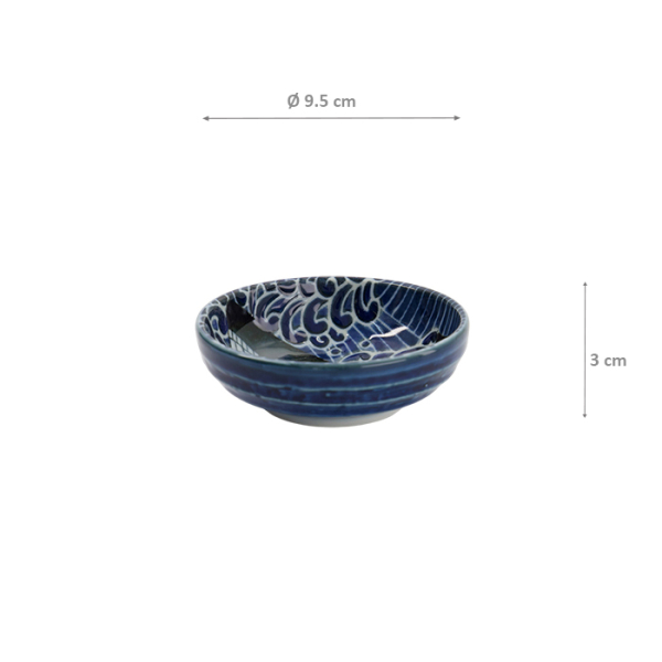Saucenschale Kawaii Whale, Porzellan, Ø 9,5 cm, Art.-Nr. 34010