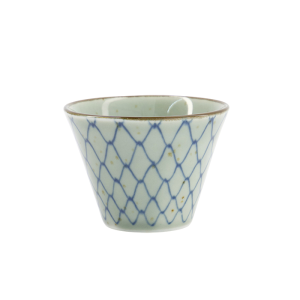 TDS, Mashiko Espresso Cup, Mesh, Ø 7.5x5.3 cm, Blue, Item No. 34016