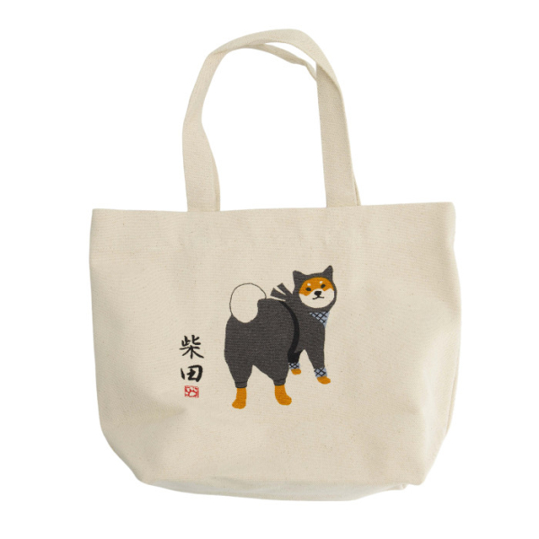 TDS, Kawaii Tote Bag, Ninja Shiba, 25 x 33 cm, Item No. 34163