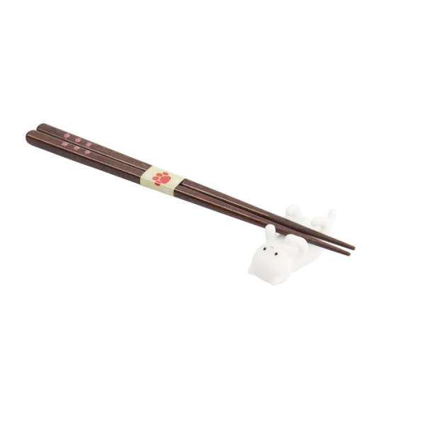 TDS, Essstäbchen inklusive Ablage, Geschenkset, Cat, Weiß - Art Nr. 34177