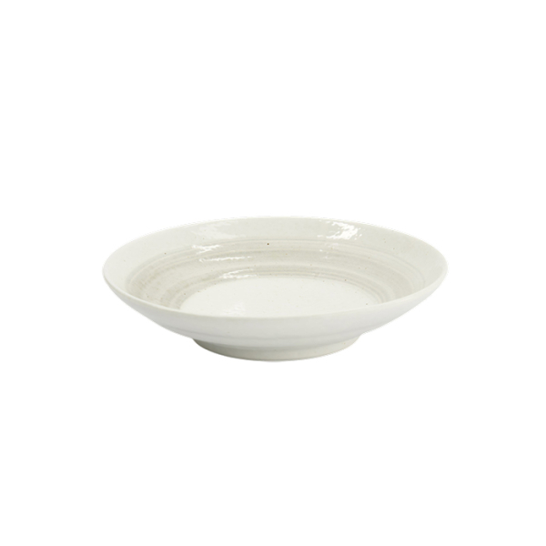 TDS, Deep Plate, Yuki Kobiki, White, Ø 23 x 5 cm, Item No. 34244