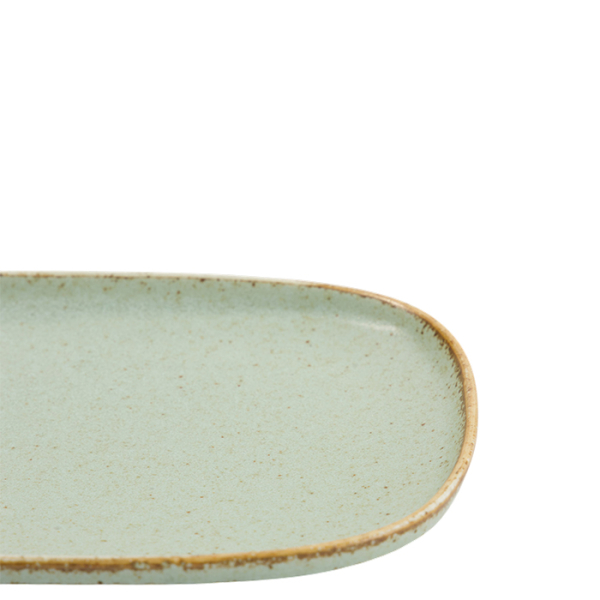 TDS, Ovaler Teller, Minto Green, 24x16x2cm, Art Nr. 34295