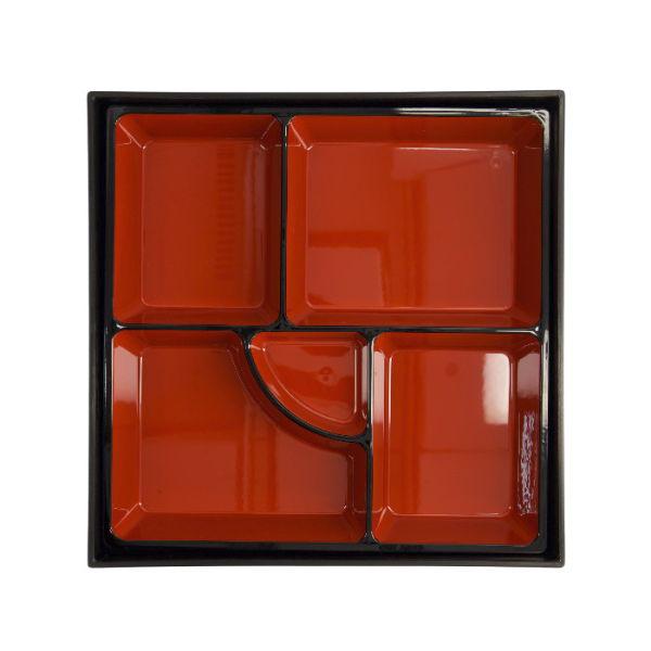 TDS, Bentobox, ABS Lacquerware, 25,5 cm x 25,5 cm, Item No. 4193