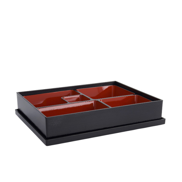 TDS, Bentobox, ABS Lacquerware, 27.5x21.5cm, Item No. 4194