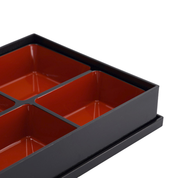TDS, Bentobox, ABS Lacquerware, 27.5x21.5cm, Item No. 4194