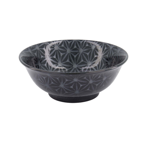 TDS, Ramen Bowl, Kuromonyo Asanoha, Ø 20.5x8 cm, 1200 ml, Item No. 617980