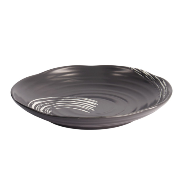 Plate Black Maru, Porcelain, &Oslash; 21.6 cm