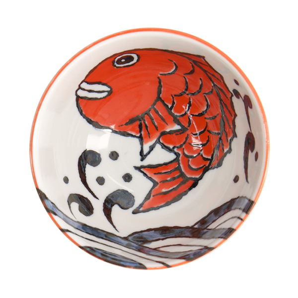 TDS, Bowl, Seafood, Ø 13.2 x 6.8 cm, 500 ml, Snapper, Red - Item No. 7561
