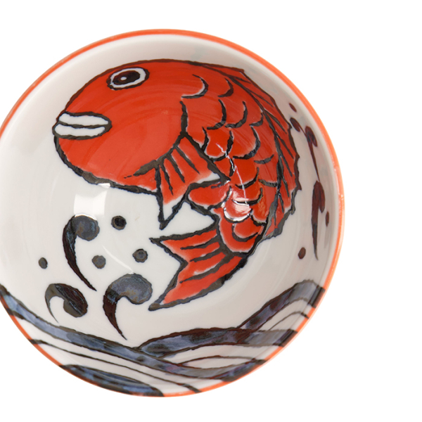 TDS, Bowl, Seafood, Ø 13.2 x 6.8 cm, 500 ml, Snapper, Red - Item No. 7561