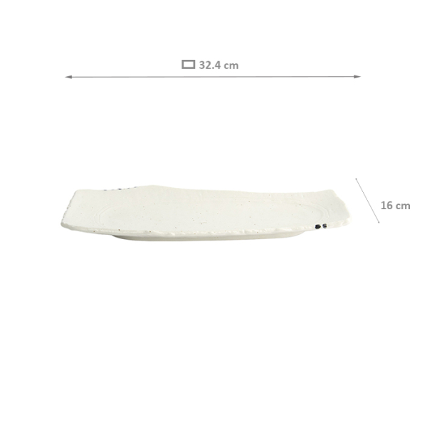 TDS, Serving Plate, Shared Dining, 32.4x16cm, Item No. 7852