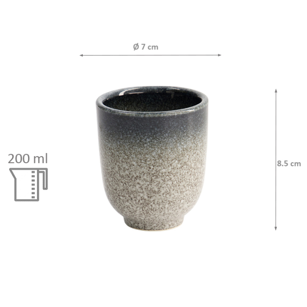 TDS, Tea Cup, Tajimi, 170ml, Item No. 7996