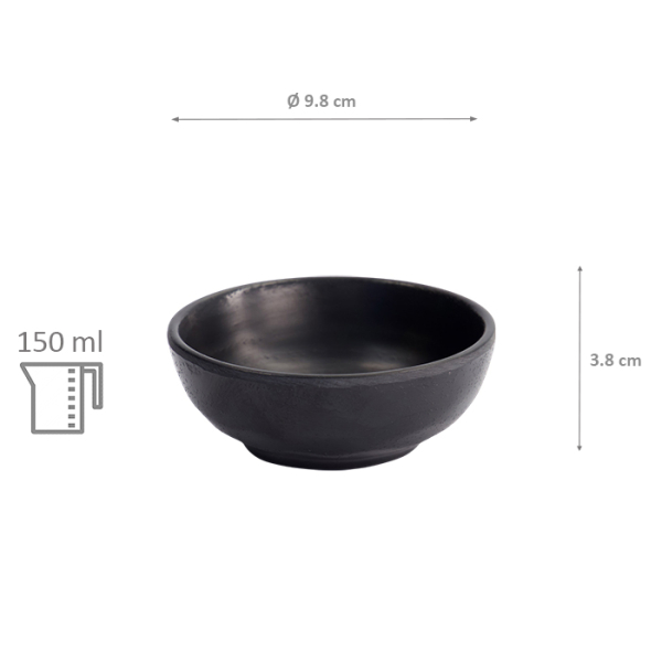 TDS, Saucenschale, Melamine, Ø 9.8x3.8cm, 150ml, Art.-Nr. 8020