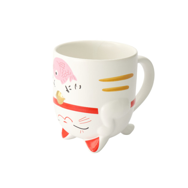 Geschenkset Kawaii Glückliche Katze (Lucky Cat) Tasse bei Tokyo Design Studio (Bild 2 von 4)
