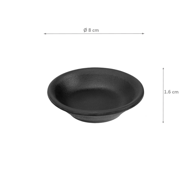 TDS, Sauce Bowl, Melamine, Ø 8x1.6 cm, Item No. 8550