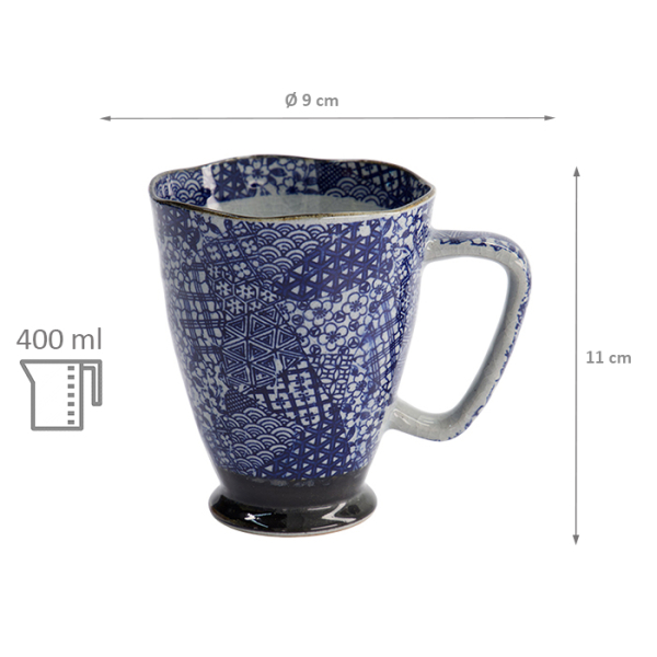 TDS, Mug, Handmade, 400 ml, Item No. 8872