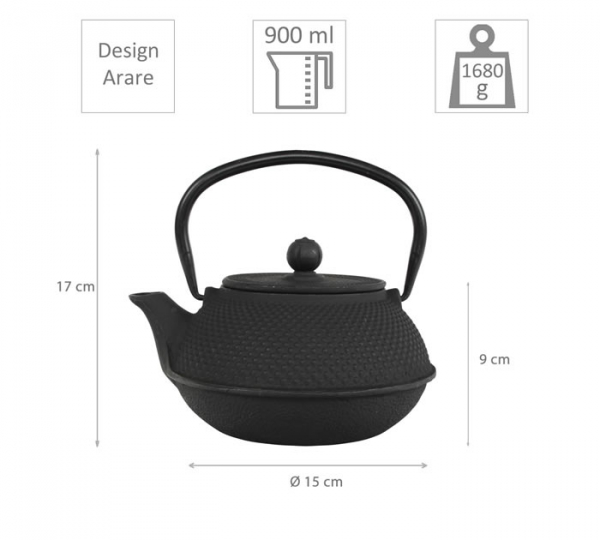 Arare teeblume cast iron teapot set at Tokyo Design Studio (picture 2 of 8)