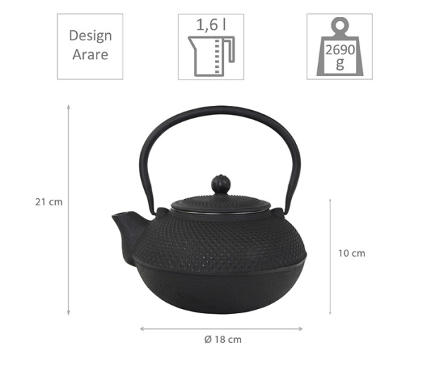 Arare iron cast teapot at Tokyo Design Studio (picture 2 of 5)