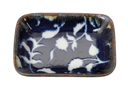 TDS, Eckige Schale, Fleur De Ligne, 9,5 cm x 7 cm, Art.-Nr. 14222