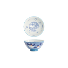 Schale Kawaii Fisch Blau, Porzellan, 300 ml