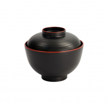 TDS, Bowl with Lid, ABS Lacquerware, Ø 10,8 cm, Item No. 14974