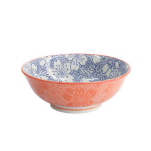 TDS, Tayo-Schale, Mixed Bowls Sakura, Blau/Rot, Ø 19,7 x 7 cm 1000ml - Art Nr. 15467