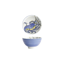 Schale Seafood Hummer Blau, Porzellan, 300 ml
