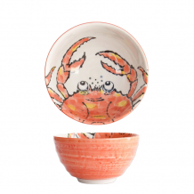 TDS, Schale, Seafood, Ø 16 x 8,5 cm, 950 ml, Krabbe, Rot - Art Nr. 15487