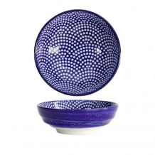TDS, Sauce Bowl, Nippon Blue, Dots, Ø 9.5 x 3 cm - Item No. 15600