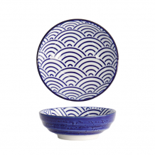 TDS, Sauce Bowl, Nippon Blue, Waves, Ø 9.5 x 3 cm - Item No. 15601