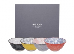 TDS, 4 Schalen Set, Mixed Bowls Sakura, Ø 14,8 cm, Art.-Nr. 15788