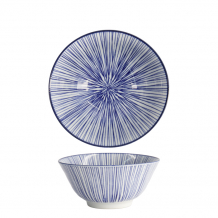 TDS, Tayo-Schale, Nippon Blue, Lines, Ø 15,2 x 6,7 cm 500 ml - Art Nr. 16009