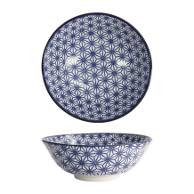 Ramen Bowl Soba- Nippon Blue Stars, Porcelain, 1 L