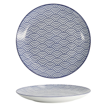 Teller Nippon Blue Waves, Porzellan, &Oslash; 25,7 cm
